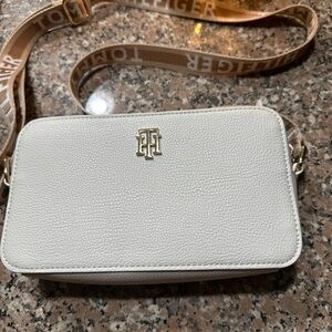 Tommy Hilfiger Cream Crossbody Bag